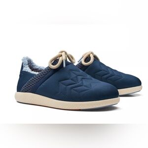 Olukai Mahiki Sneaker Slipper Moonlight Ocean Blue Size 10 NWOT